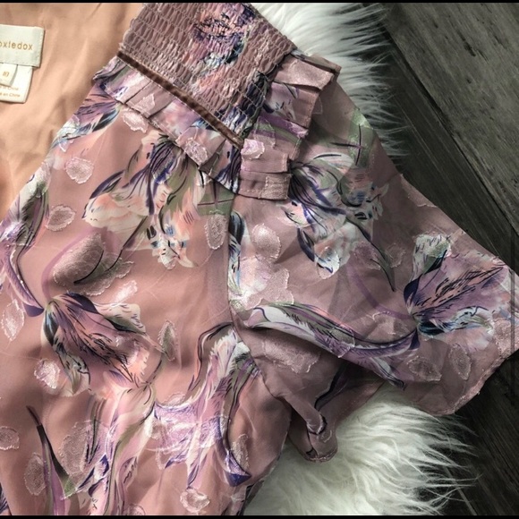 FoxieDox Lilac Floral Dress - Picture 4 of 6